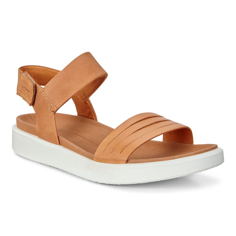 Sandalias Mujer - ECCO Flowt Flat - Marrom - TCU247839